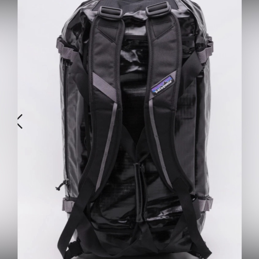 Patagonia Black Hole Duffel Backpack 60L - 49340 Rare Shiny Ripstop Travel Bag - Picture 4 of 17